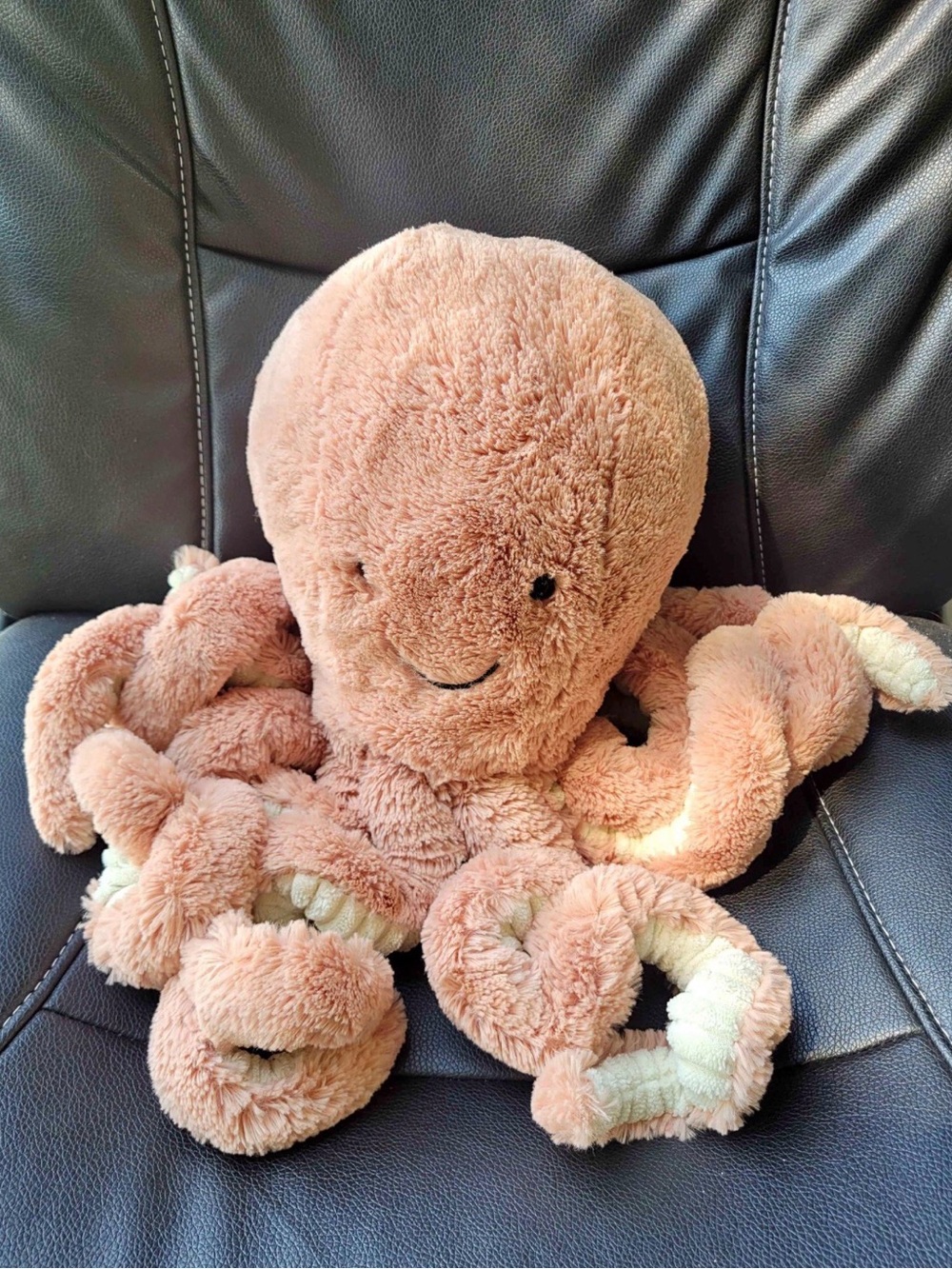 Jelly cat  Octopus Stuffed Animal - Blush Pink